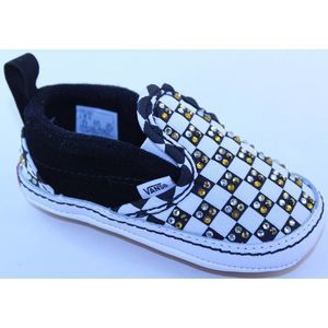 VANS Checkerboard Slip-On Black Rhinestone Sneaker